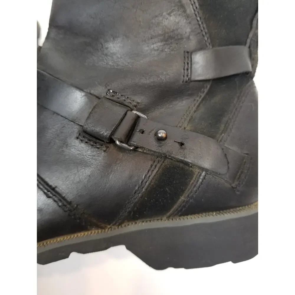 Teva De La Vina Women's Low Leather Waterproof Ankle Boot Side Zip Size 8